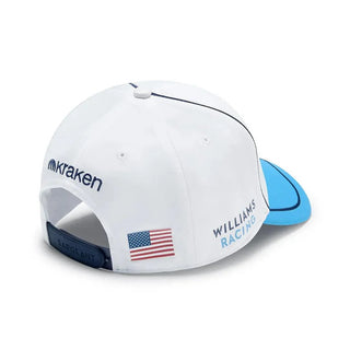 Williams Racing Kids Logan Sargeant Driver Cap White - Rustle Racewears