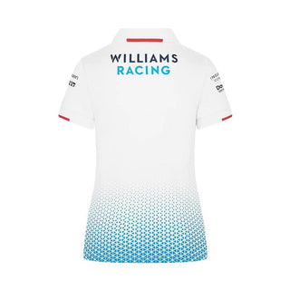 Williams Racing Womens Team Polo White - Rustle Racewears